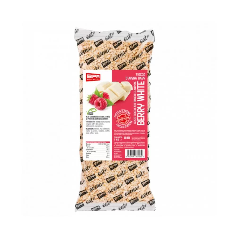 Bpr Nutrition Fiocchi d'avena berry white