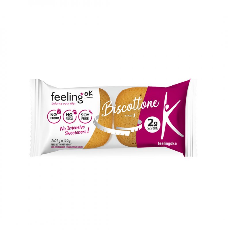 Feeling ok Biscottone 50 gr arancia