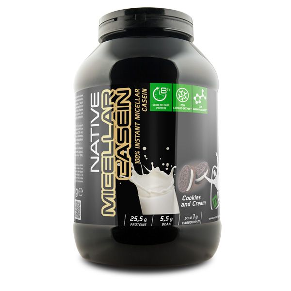 Net Integratori Proteine Native Micellar Casein 1980 gr biscotto e crema