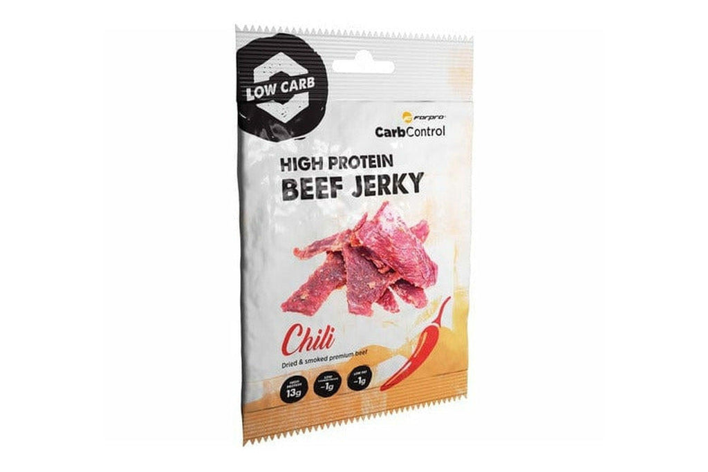 HIGH PROTEIN BEEF JERKY 25 G - CHILI - Proteika SRLForpro