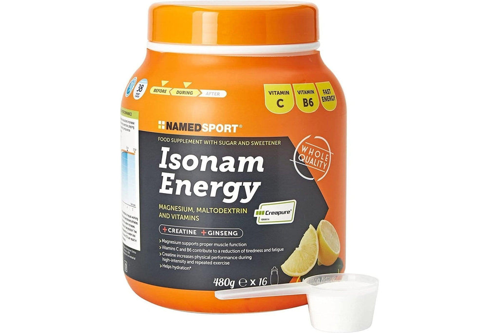 NAMEDSPORT Salute e bellezza 16 Porzioni (Confezione da 1) Named Isonam Energy Limone - 480 g