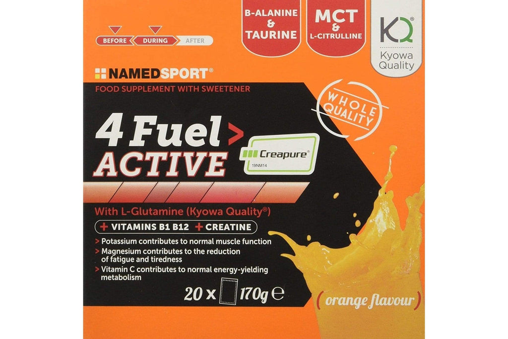 NAMEDSPORT Salute e bellezza 170 g (Confezione da 1) Named Sport 4Fuel Active, 20 Bustine, 170 g