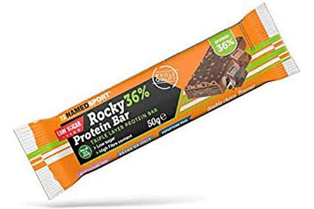 Namedsport Rocky 36% Protein Bar Double Choco, 12 Pezzi - 600 Gr - Proteika SRLNAMEDSPORT
