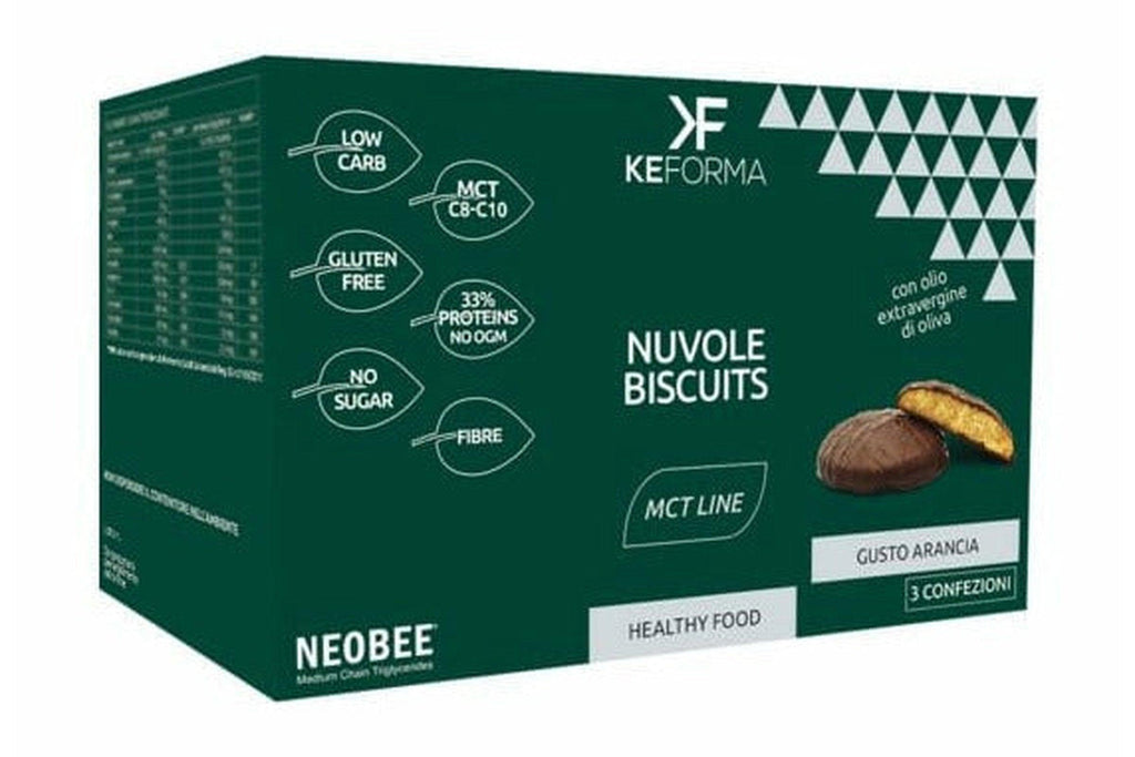 NUVOLE BISCUITS 90 GR - ARANCIA - Proteika SRLKeforma