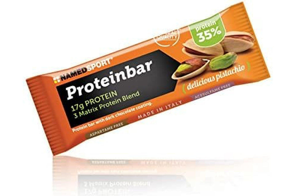 PROTEINBAR - 12x50gr - NAMED - Pistacchio - Proteika SRLNAMEDSPORT