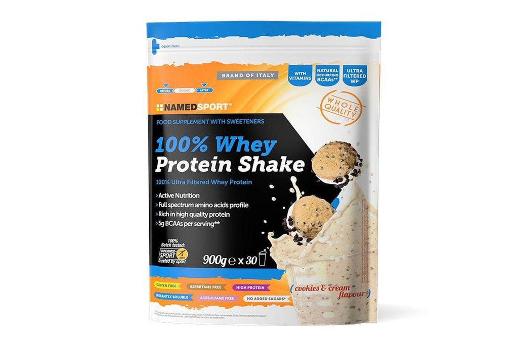 WHEY PROTEIN SHAKE 900 G COOKIES & CREAMS + BCAA 4:1:1 100 CPR - Proteika SRLNAMEDSPORT